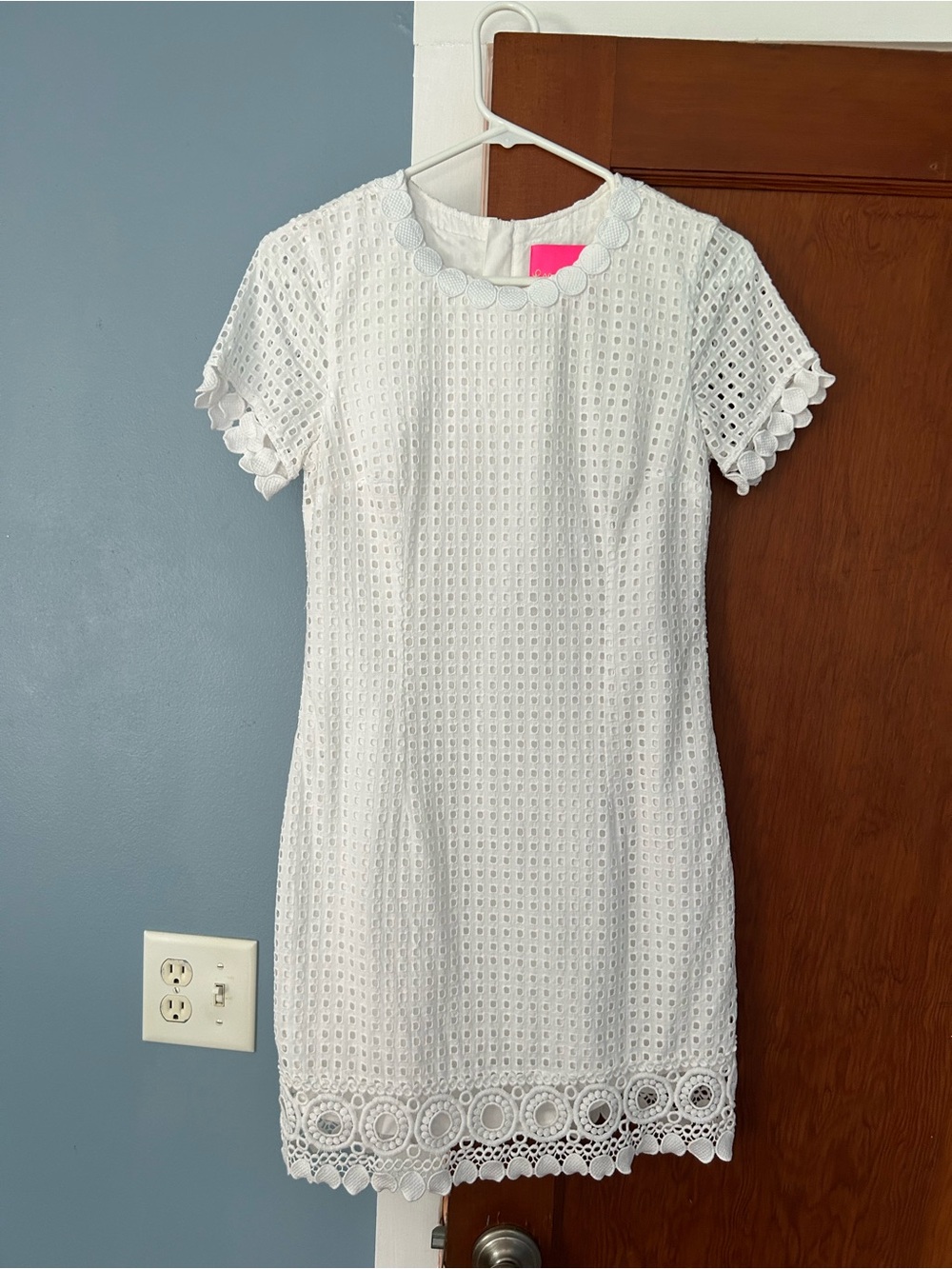 NEVER WORN | Lilly Pulitzer White Eyelet Lace Shift Dress